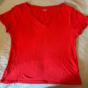 Set of 2: Women’s Lightweight J Crew 100% Cotton V-Neck Tees